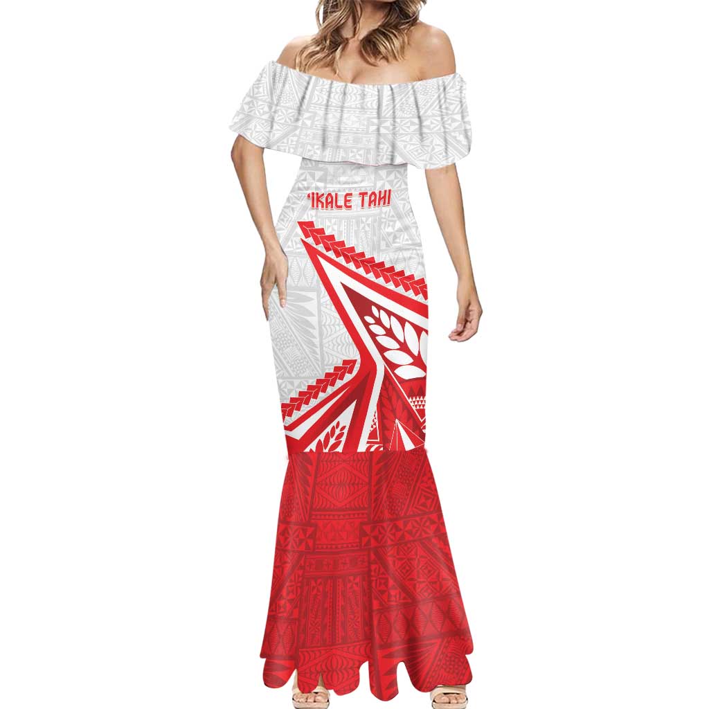 Custom Tonga Rugby 2024 Pacific Mermaid Dress Go Ikale Tahi LT05 - Polynesian Pride