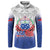 Custom Samoa Rugby 2024 Pacific Button Sweatshirt Go Manu Samoa