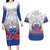 Custom Samoa Rugby 2024 Pacific Couples Matching Long Sleeve Bodycon Dress and Hawaiian Shirt Go Manu Samoa