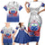 Custom Samoa Rugby 2024 Pacific Family Matching Short Sleeve Bodycon Dress and Hawaiian Shirt Go Manu Samoa