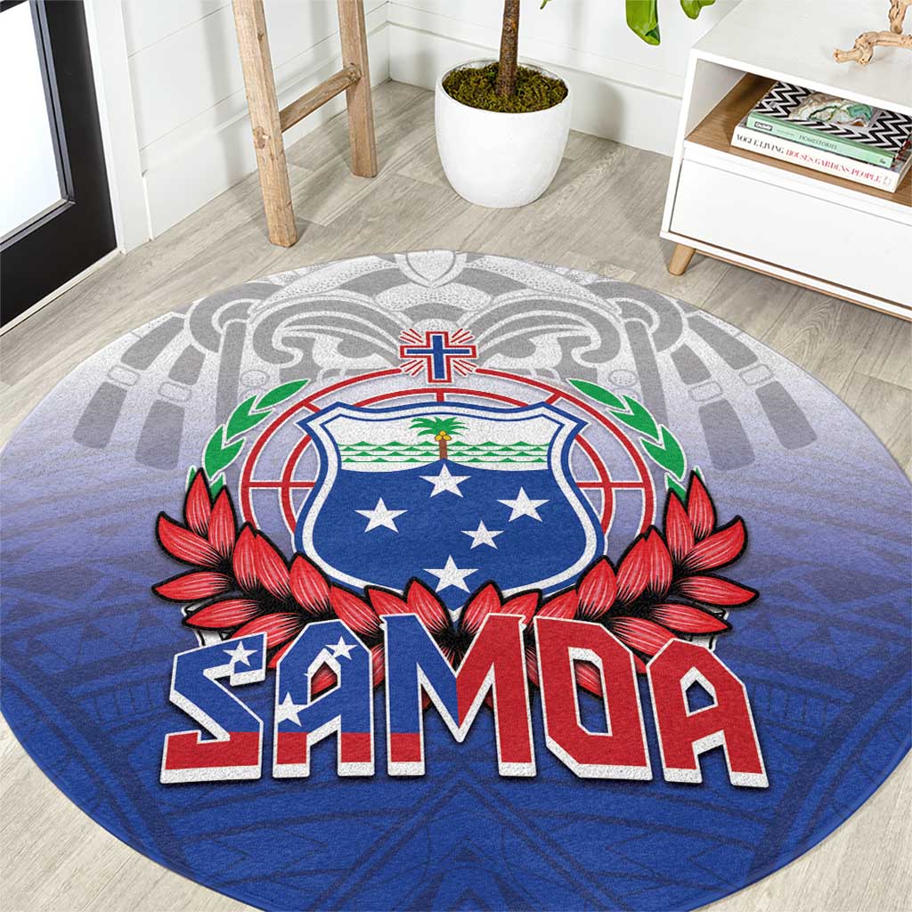 Samoa Rugby 2024 Pacific Round Carpet Go Manu Samoa LT05 Blue - Polynesian Pride