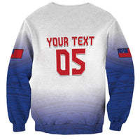 Custom Samoa Rugby 2024 Pacific Sweatshirt Go Manu Samoa LT05 - Polynesian Pride