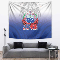 Samoa Rugby 2024 Pacific Tapestry Go Manu Samoa LT05 Blue - Polynesian Pride