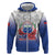 Custom Samoa Rugby 2024 Pacific Zip Hoodie Go Manu Samoa