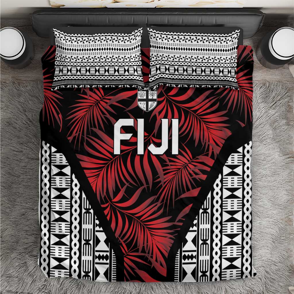 Flying Fijians Rugby 2024 Pacific Bedding Set Go Fiji LT05 Black - Polynesian Pride