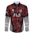 Custom Flying Fijians Rugby 2024 Pacific Family Matching Off Shoulder Short Dress and Hawaiian Shirt Go Fiji