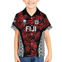 Custom Flying Fijians Rugby 2024 Pacific Kid Hawaiian Shirt Go Fiji LT05 Kid Black - Polynesian Pride