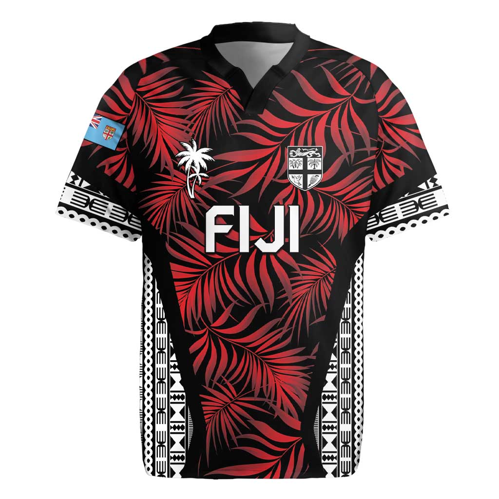 Custom Flying Fijians Rugby 2024 Pacific Rugby Jersey Go Fiji LT05 Black - Polynesian Pride