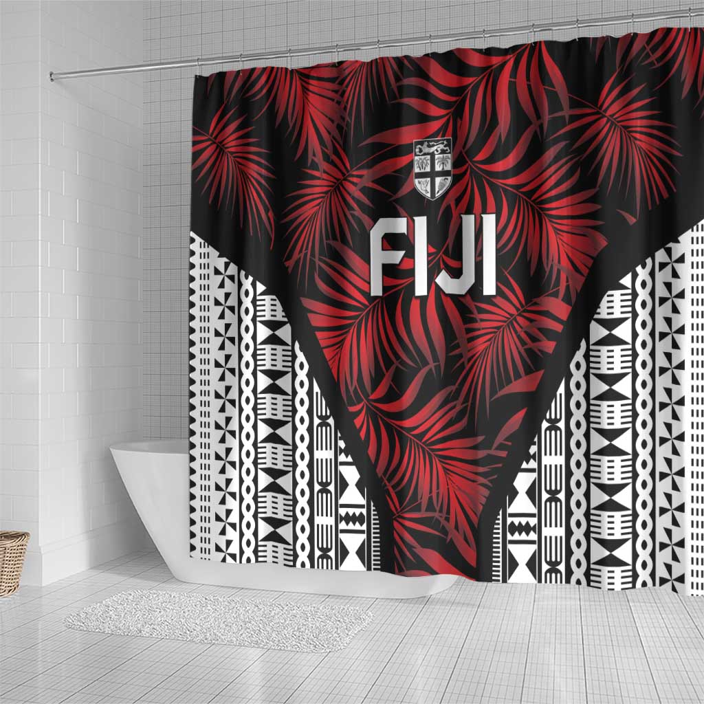 Flying Fijians Rugby 2024 Pacific Shower Curtain Go Fiji LT05 - Polynesian Pride