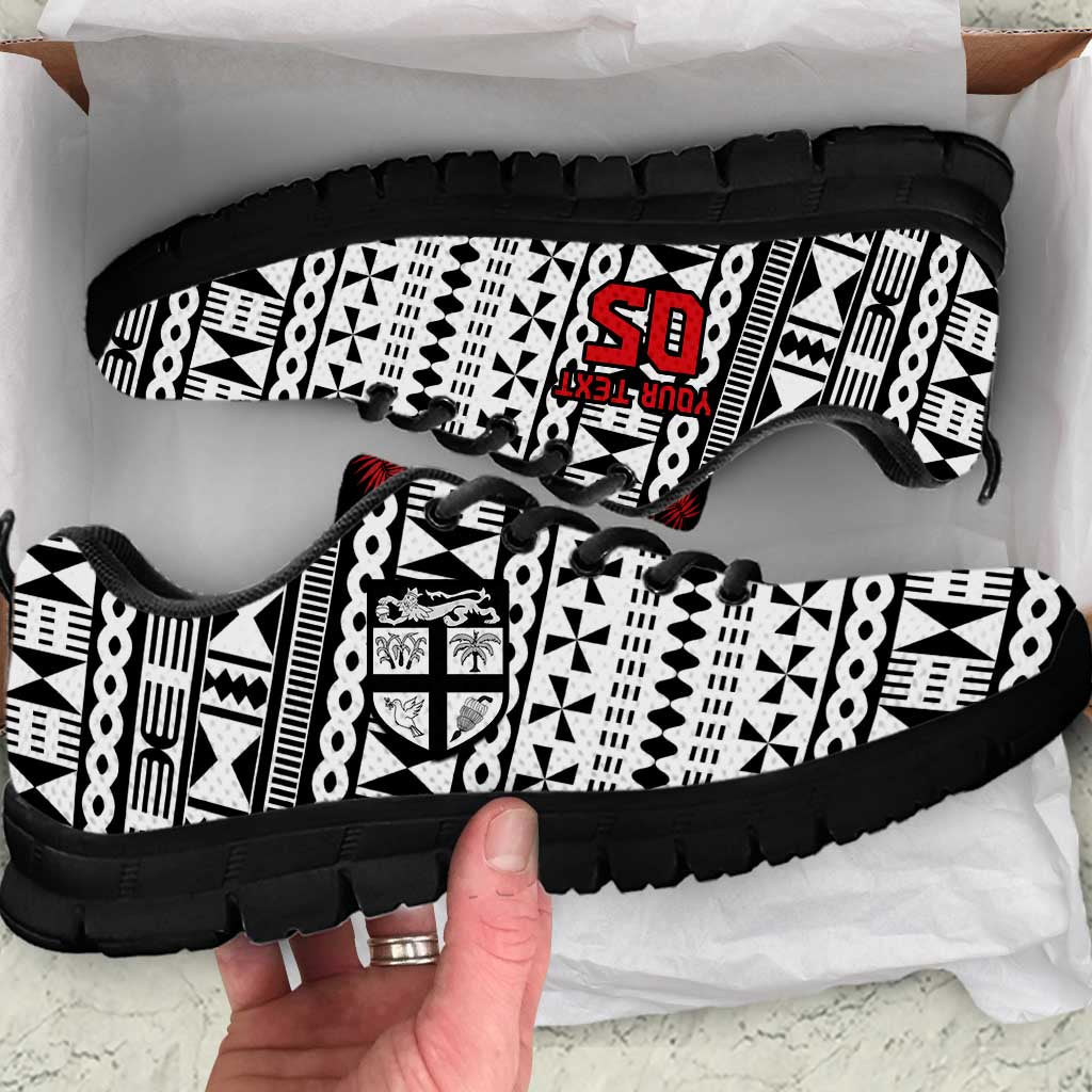 Custom Flying Fijians Rugby 2024 Pacific Sneakers Go Fiji LT05 White - Polynesian Pride