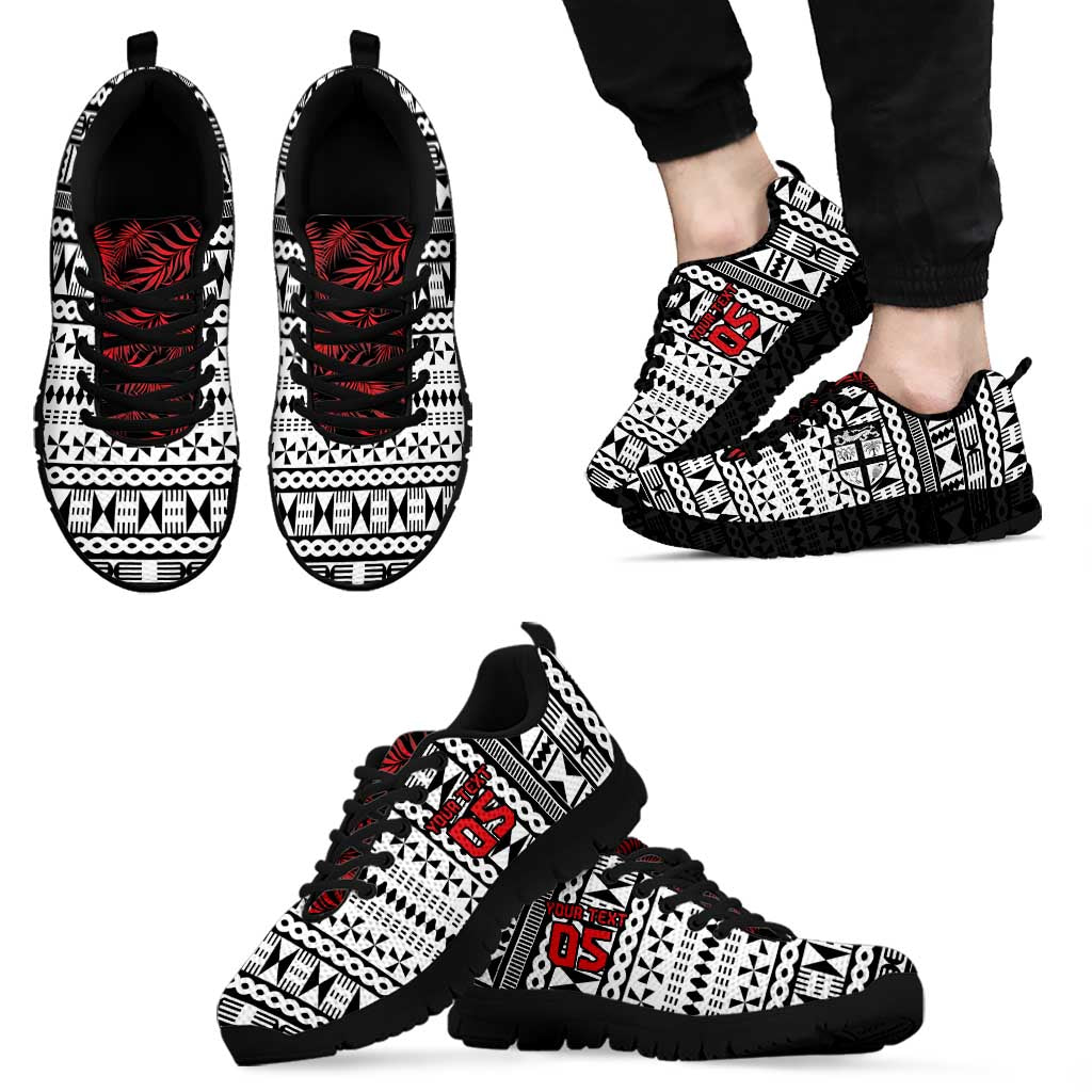 Custom Flying Fijians Rugby 2024 Pacific Sneakers Go Fiji LT05 - Polynesian Pride