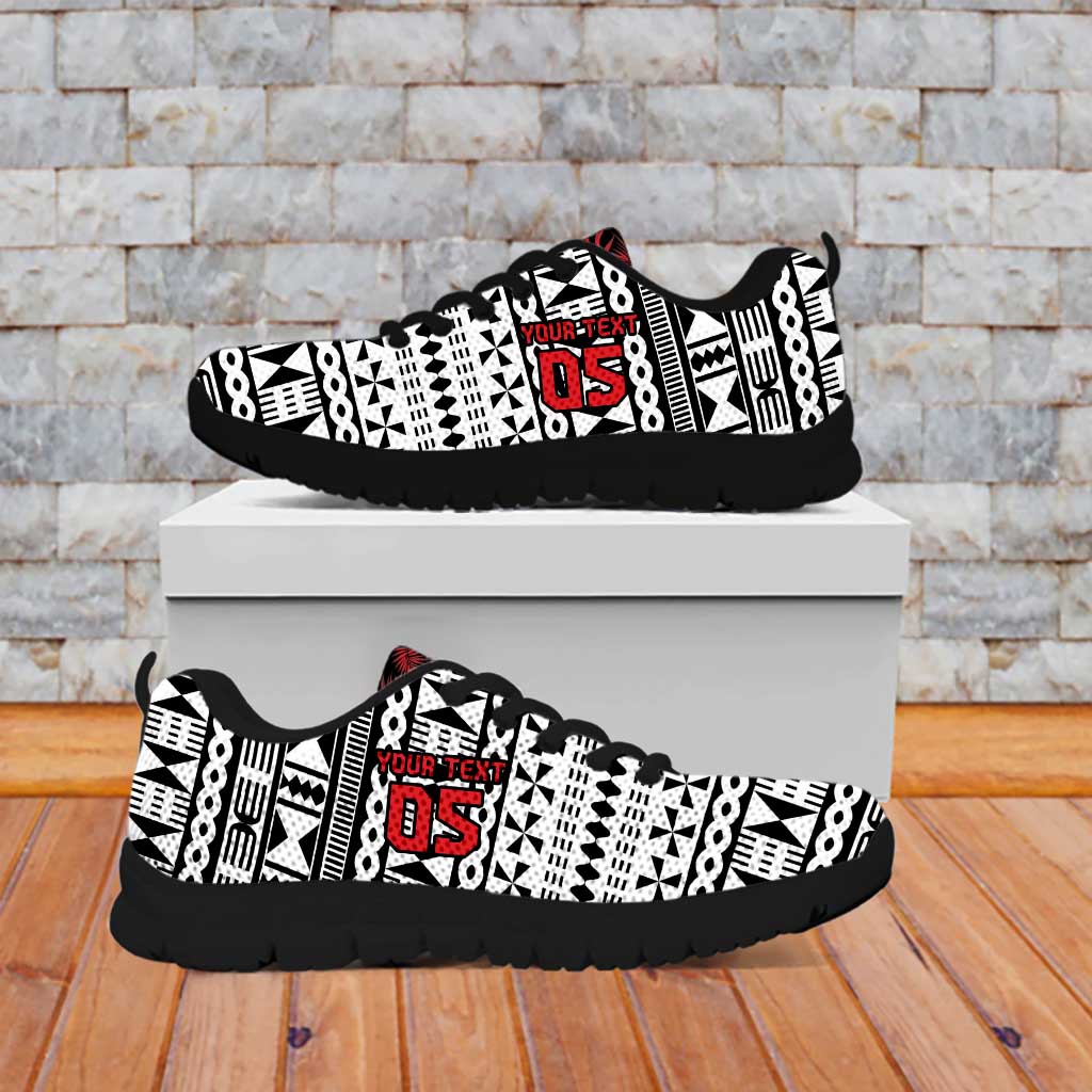 Custom Flying Fijians Rugby 2024 Pacific Sneakers Go Fiji LT05 - Polynesian Pride