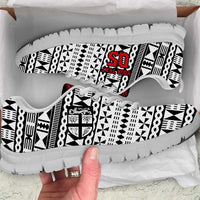 Custom Flying Fijians Rugby 2024 Pacific Sneakers Go Fiji LT05 White - Polynesian Pride