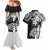 Custom New Zealand And Fiji Rugby 2024 Couples Matching Mermaid Dress and Hawaiian Shirt Maori Kiwi With Fijian Palm Tree