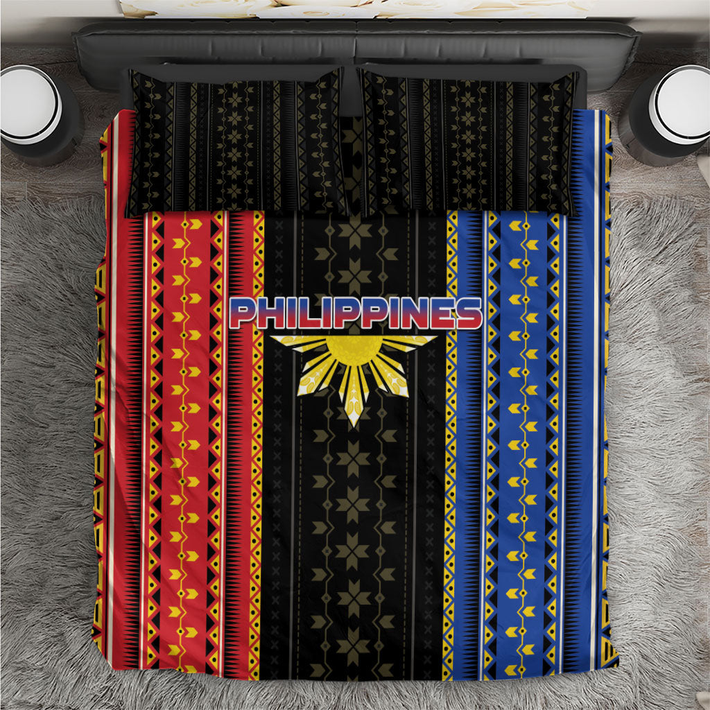 Philippines Filipinos Bedding Set Igorot Tribal Inspiration Pattern Style LT05 Black - Polynesian Pride