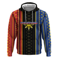 Personalised Philippines Filipinos Hoodie Igorot Tribal Inspiration Pattern Style LT05 Pullover Hoodie Black - Polynesian Pride