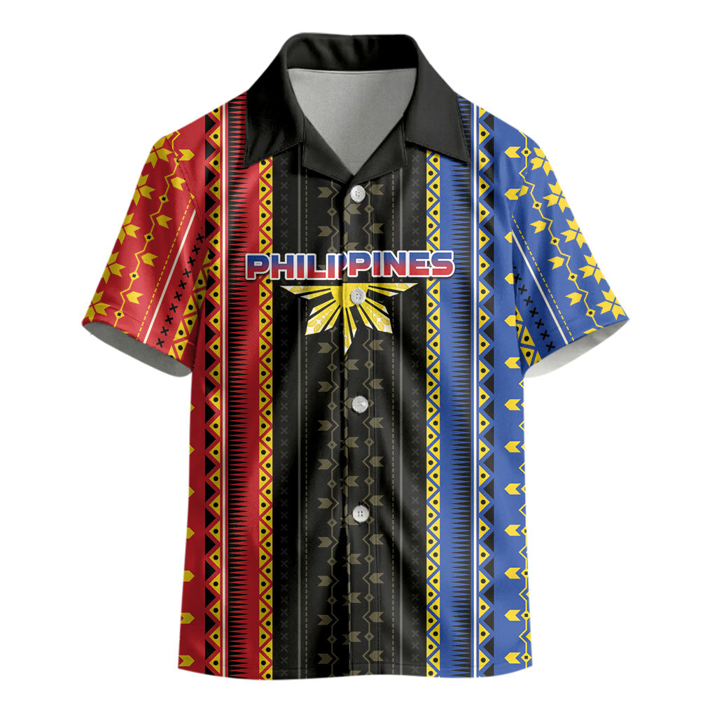 Personalised Philippines Filipinos Kid Hawaiian Shirt Igorot Tribal Inspiration Pattern Style LT05 - Polynesian Pride