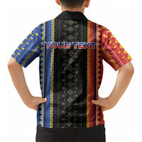 Personalised Philippines Filipinos Kid Hawaiian Shirt Igorot Tribal Inspiration Pattern Style LT05 - Polynesian Pride