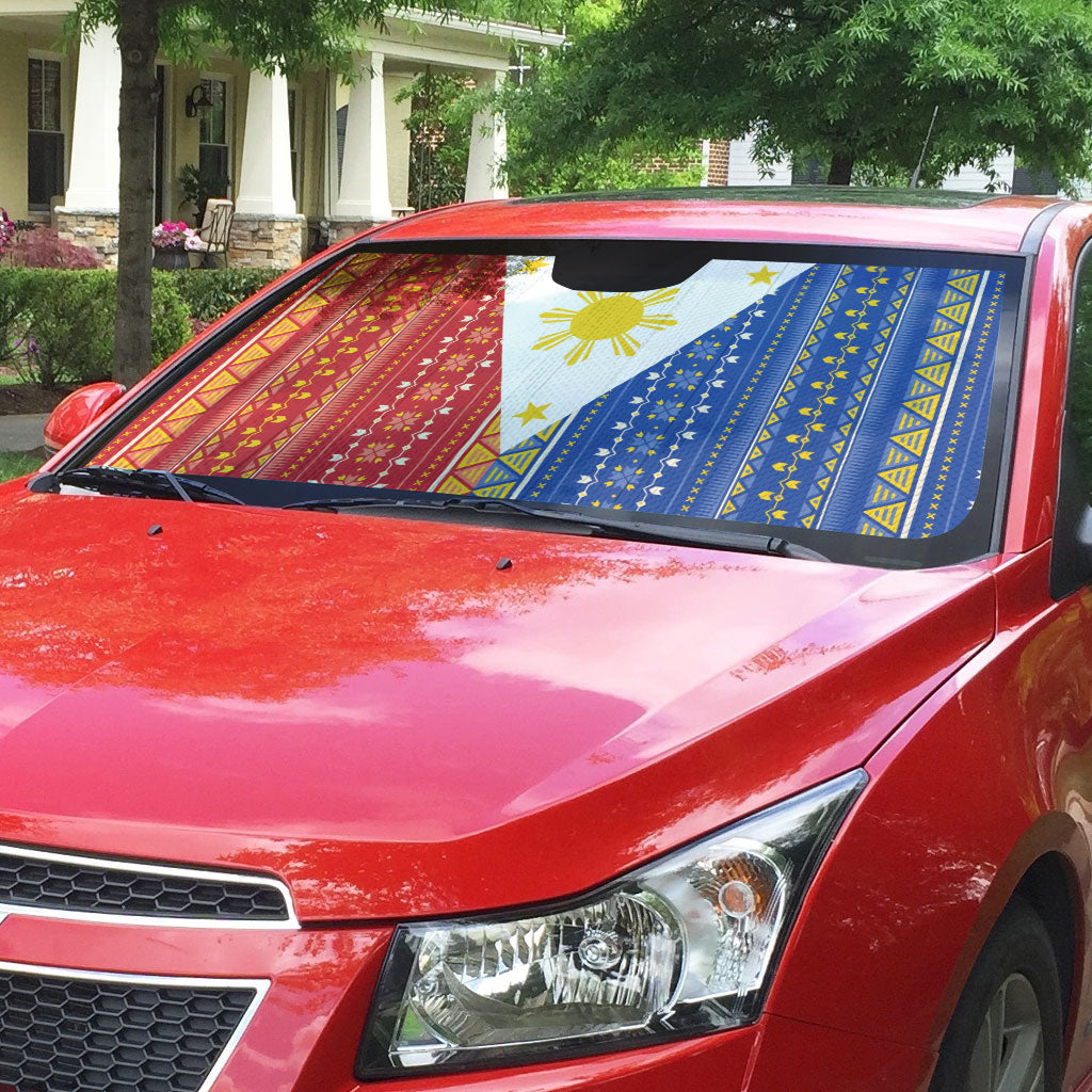 Philippines Sun Auto Sun Shade Igorot Tribal Inspiration LT05 - Polynesian Pride