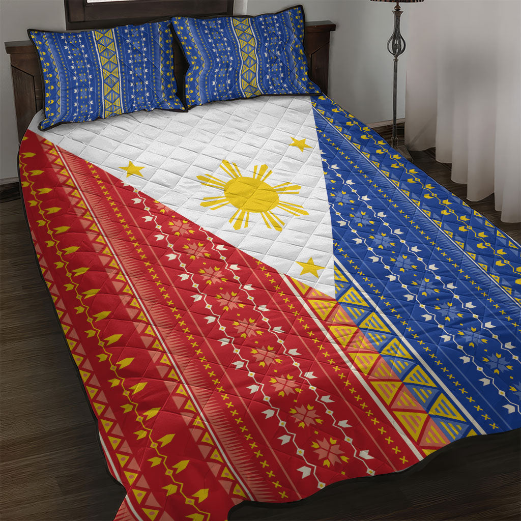 Philippines Sun Quilt Bed Set Igorot Tribal Inspiration LT05 Colorful - Polynesian Pride