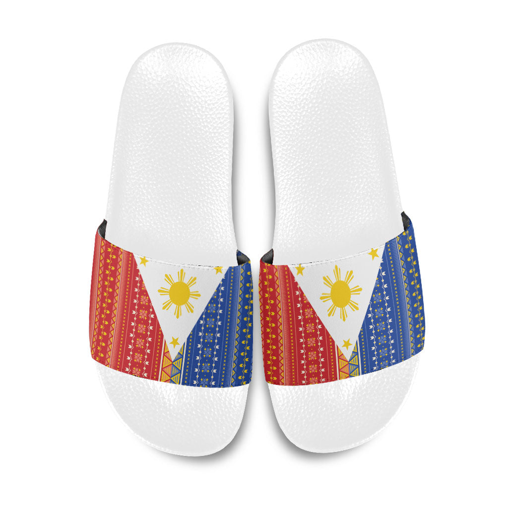 Philippines Sun Slide Sandals Igorot Tribal Inspiration LT05 Colorful - Polynesian Pride