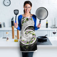 Piko Hawaii Apron Polynesian Pattern With Maile Pikake Honohono Lei LT05 - Polynesian Pride