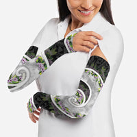 Piko Hawaii Arm Sleeves Polynesian Pattern With Maile Pikake Honohono Lei LT05 - Polynesian Pride