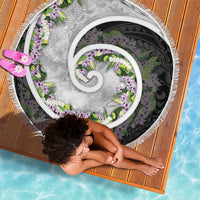 Piko Hawaii Beach Blanket Polynesian Pattern With Maile Pikake Honohono Lei LT05 - Polynesian Pride