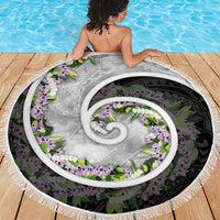 Piko Hawaii Beach Blanket Polynesian Pattern With Maile Pikake Honohono Lei LT05 - Polynesian Pride