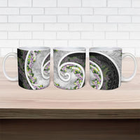 Piko Hawaii Ceramic Mug Polynesian Pattern With Maile Pikake Honohono Lei LT05 - Polynesian Pride