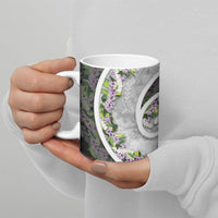 Piko Hawaii Ceramic Mug Polynesian Pattern With Maile Pikake Honohono Lei LT05 - Polynesian Pride