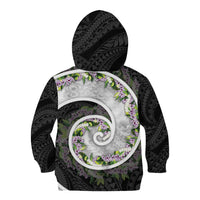 Piko Hawaii Kid Hoodie Polynesian Pattern With Maile Pikake Honohono Lei LT05 - Polynesian Pride