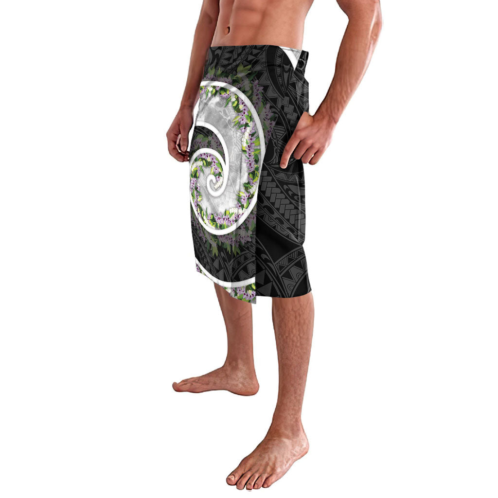 Piko Hawaii Lavalava Polynesian Pattern With Maile Pikake Honohono Lei LT05 - Polynesian Pride