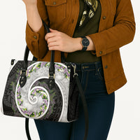 Piko Hawaii Leather Bag Polynesian Pattern With Maile Pikake Honohono Lei LT05 - Polynesian Pride