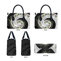 Piko Hawaii Leather Bag Polynesian Pattern With Maile Pikake Honohono Lei LT05 - Polynesian Pride