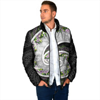 Piko Hawaii Padded Jacket Polynesian Pattern With Maile Pikake Honohono Lei LT05 - Polynesian Pride
