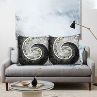 Piko Hawaii Pillow Cover Polynesian Pattern With Maile Pikake Honohono Lei LT05 - Polynesian Pride