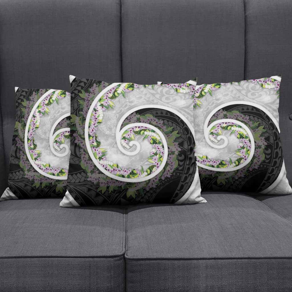 Piko Hawaii Pillow Cover Polynesian Pattern With Maile Pikake Honohono Lei LT05 - Polynesian Pride