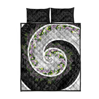 Piko Hawaii Quilt Bed Set Polynesian Pattern With Maile Pikake Honohono Lei LT05 - Polynesian Pride