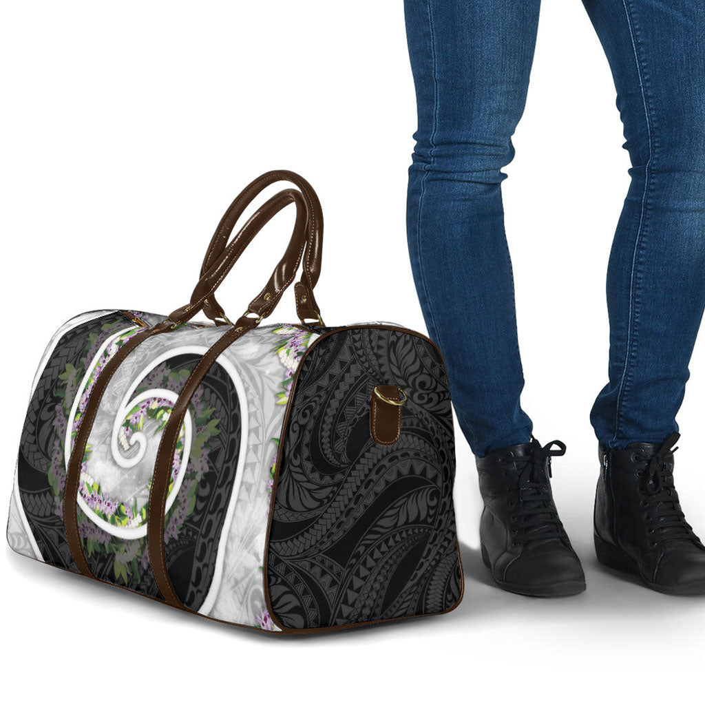 Piko Hawaii Travel Bag Polynesian Pattern With Maile Pikake Honohono Lei LT05 - Polynesian Pride