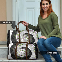 Piko Hawaii Travel Bag Polynesian Pattern With Maile Pikake Honohono Lei LT05 - Polynesian Pride
