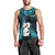 Personalized New Zealand Men Tank Top Manaia Maori Pattern With Turquoise Fern LT05 - Polynesian Pride