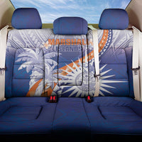 Marshall Islands Manit Day Back Car Seat Cover Polynesian Tribal Tattoo Tropical Style LT05 One Size Blue - Polynesian Pride