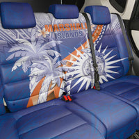 Marshall Islands Manit Day Back Car Seat Cover Polynesian Tribal Tattoo Tropical Style LT05 - Polynesian Pride