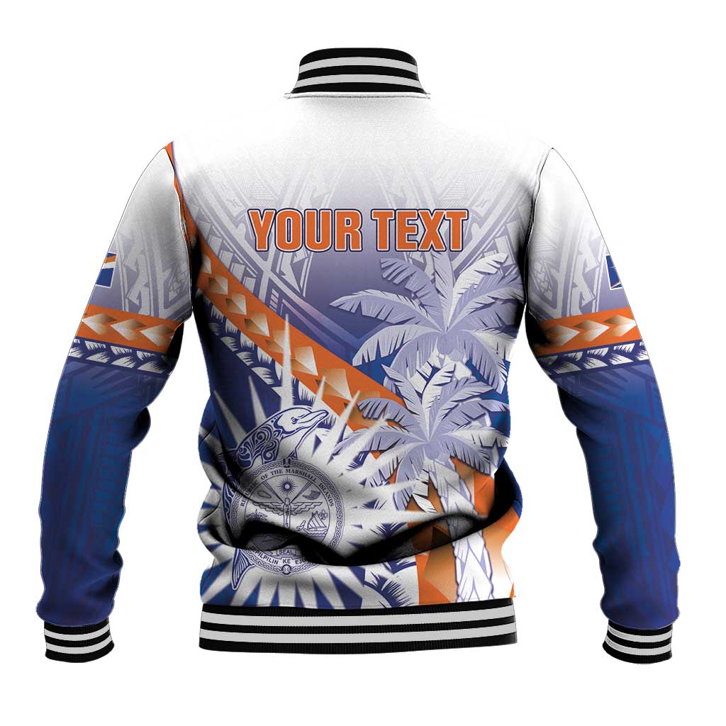 Personalised Marshall Islands Manit Day Baseball Jacket Polynesian Tribal Tattoo Tropical Style LT05 - Polynesian Pride