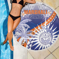 Marshall Islands Manit Day Beach Blanket Polynesian Tribal Tattoo Tropical Style LT05 - Polynesian Pride