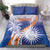 Marshall Islands Manit Day Bedding Set Polynesian Tribal Tattoo Tropical Style