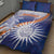 Marshall Islands Manit Day Quilt Bed Set Polynesian Tribal Tattoo Tropical Style