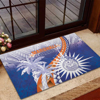 Marshall Islands Manit Day Rubber Doormat Polynesian Tribal Tattoo Tropical Style LT05 - Polynesian Pride