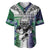 Custom New Zealand Warrior Baseball Jersey Maori Tribal Pattern